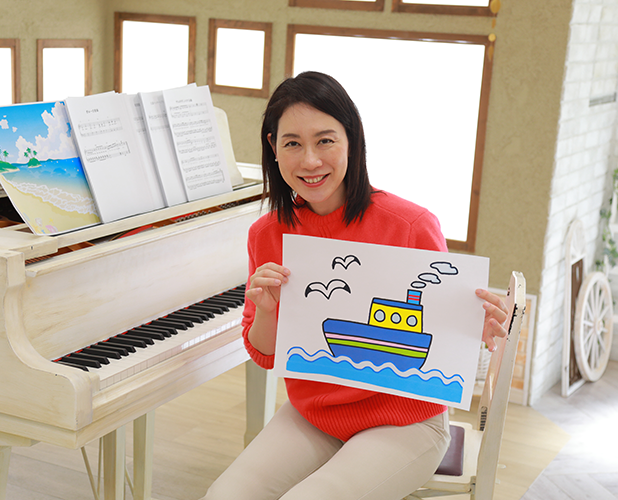 ベビーマッサージ：音楽を取り入れることは、ピアノを弾いたり演奏することだけではないので、 シンプルな語りかけ口調の歌等で、マッサージの手技レッスンをより楽しく、親子で楽しむことができます。